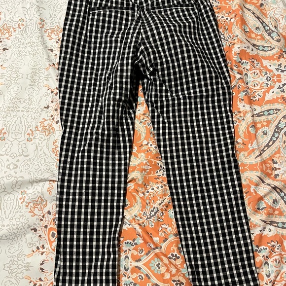 Hollister Monochrome black & white Checkered Pants size small - Picture 4 of 5
